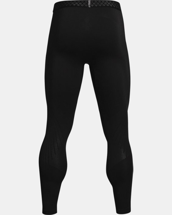 Men's UA RUSH™ Seamless Leggings in Black image number 6